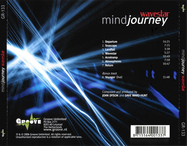 Wavestar : Mind Journey (CD, Album, RE, RM)