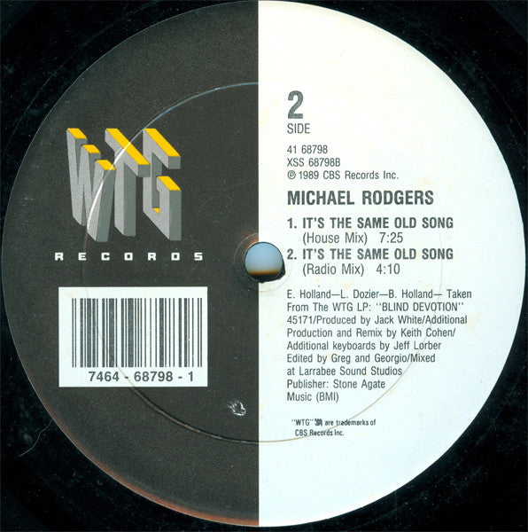 Michael Rodgers : It's The Same Old Song (12", Maxi)