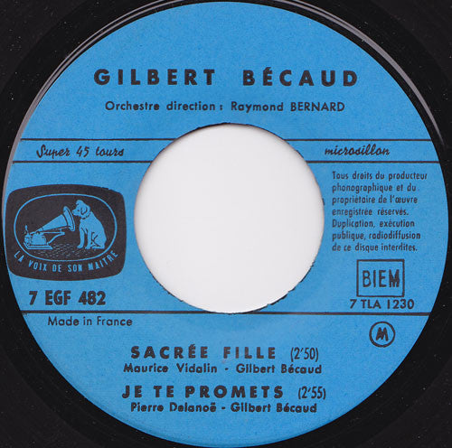 Gilbert Bécaud : L'Absent (7", EP)