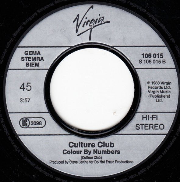 Culture Club : Victims (7", Single)