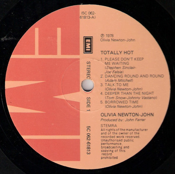 Olivia Newton-John : Totally Hot (LP, Album)