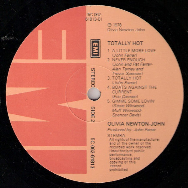 Olivia Newton-John : Totally Hot (LP, Album)