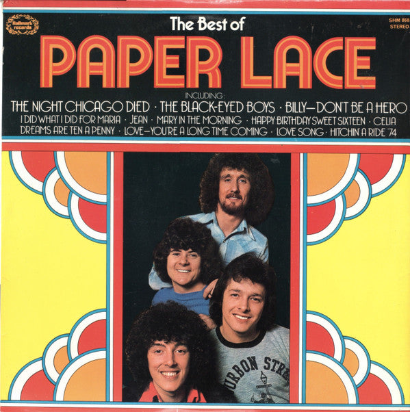 Paper Lace : The Best Of Paper Lace (LP, Comp, Blu)