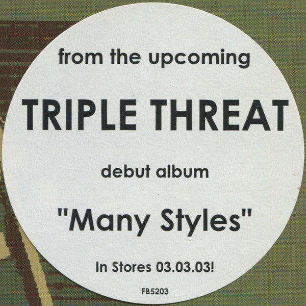 Triple Threat (3) : Hit 'Em Off / Tha Cipha (12")