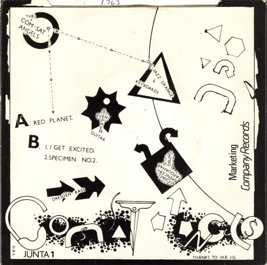 The Comsat Angels : Red Planet (7", EP)