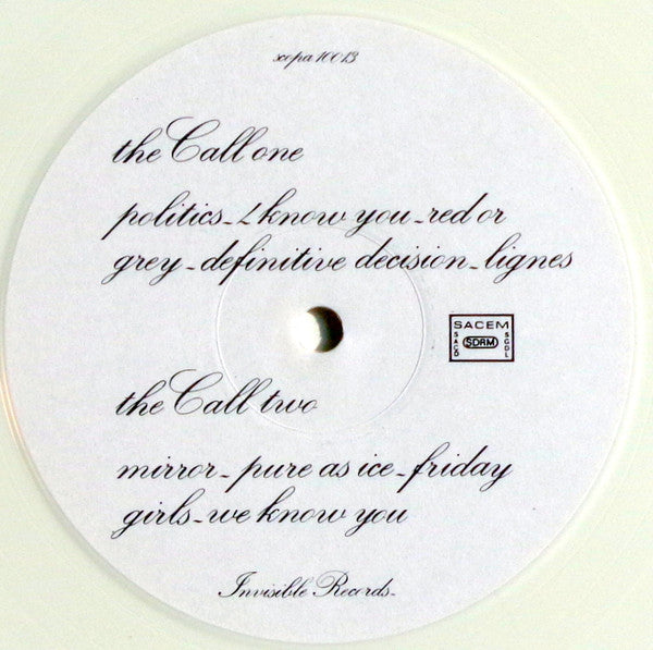 Incontinents : The Call (LP, Album, Whi)