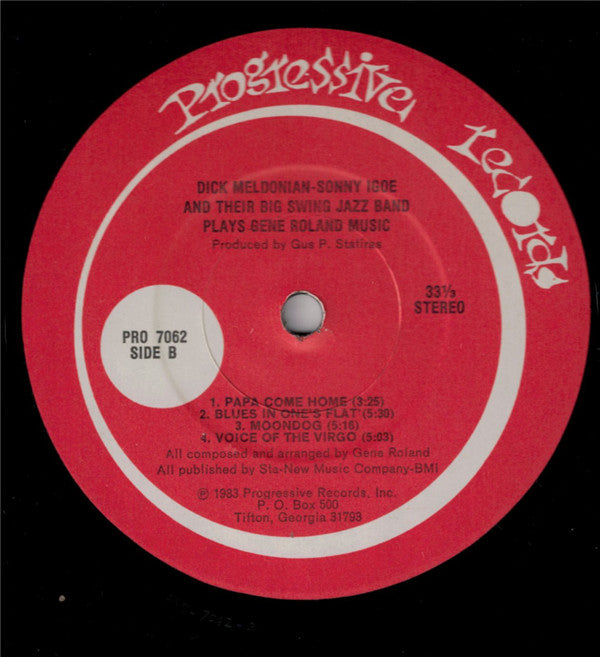 Dick Meldonian-Sonny Igoe  And Their Big Swing Jazz Band : Plays Gene Roland Music (LP, Album)