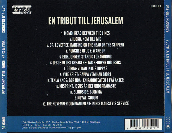 Various : Volym X: En Tribut Till Jerusalem (CD, Comp)