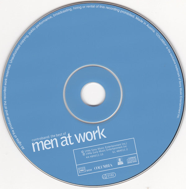 Men At Work : Contraband: The Best Of Men At Work (CD, Comp, RM)