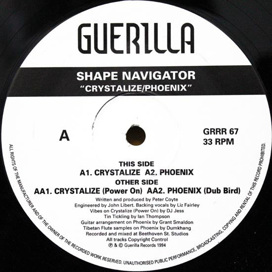Shape Navigator : Crystalize / Phoenix (12")