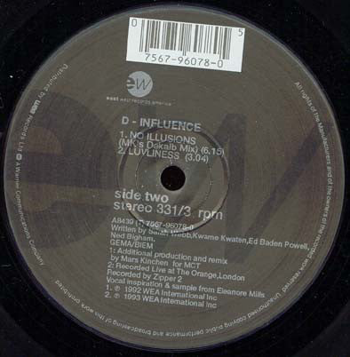 D'Influence : Good Lover (12")