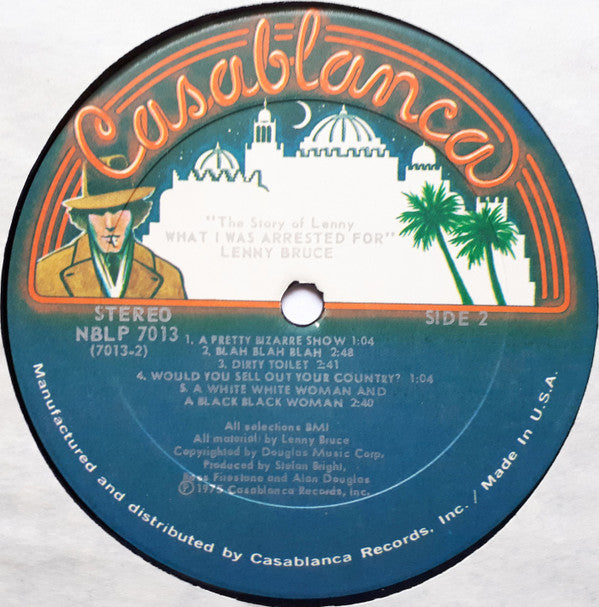 Lenny Bruce : The Story Of Lenny - What I Was Arrested For (LP, Album, RE)