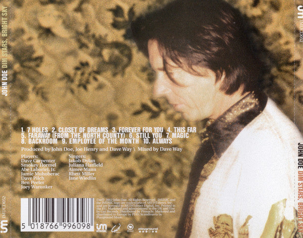 John Doe (2) : Dim Stars, Bright Sky (CD, Album)