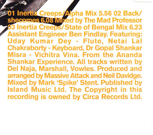 Massive Attack : Inertia Creeps (CD, Single)