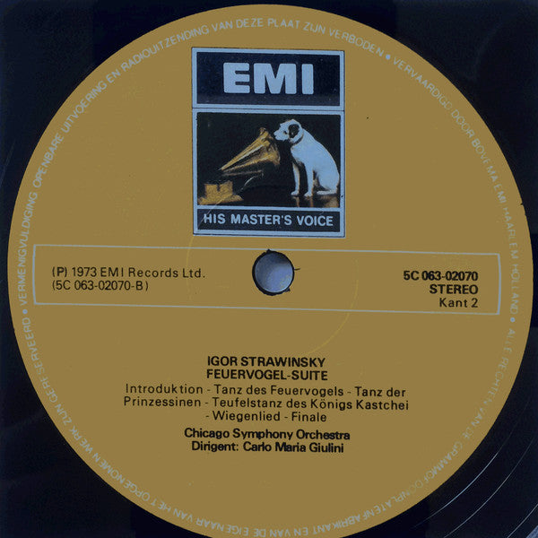 Igor Stravinsky - Chicago Symphony Orchestra, Carlo Maria Giulini : Petruschka • Der Feuervogel (LP, Album)
