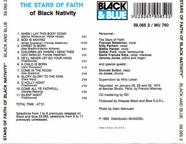 The Stars Of Faith : Negro Spirituals And Gospel Songs (CD, Album, RE)