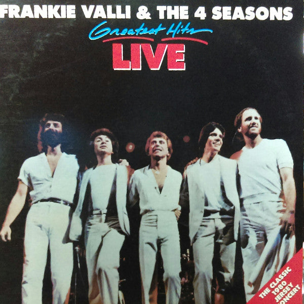 Frankie Valli & The Four Seasons : Greatest Hits Live (2xLP, Comp, RE)
