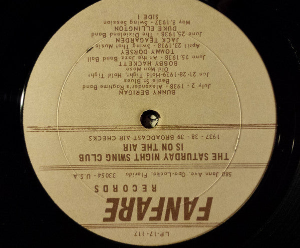Various : The Saturday Night Swing Club Is On The Air (LP, Comp)