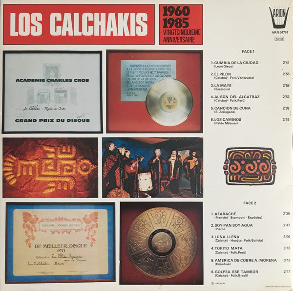 Los Calchakis : African Roots / Racines Africaines / Radici Africane (LP, Album)