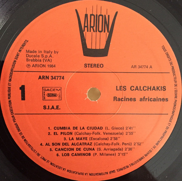 Los Calchakis : African Roots / Racines Africaines / Radici Africane (LP, Album)