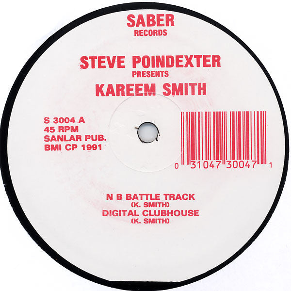 Steve Poindexter Presents Kareem Smith : N B Battle Track (12")