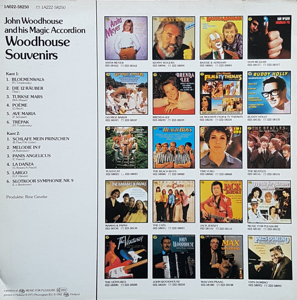 John Woodhouse : Woodhouse Souvenirs  (LP, RE)