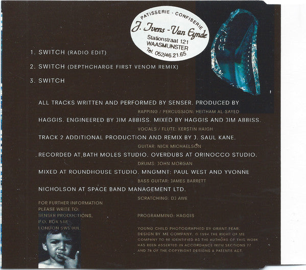 Senser : Switch (CD, Maxi)