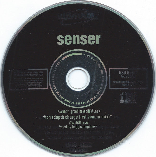 Senser : Switch (CD, Maxi)