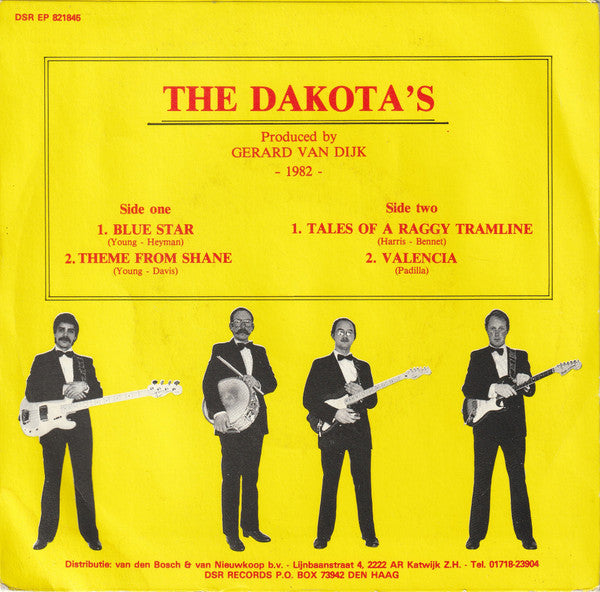 The Dakota's : Blue Star / Theme From Shane (7", EP)