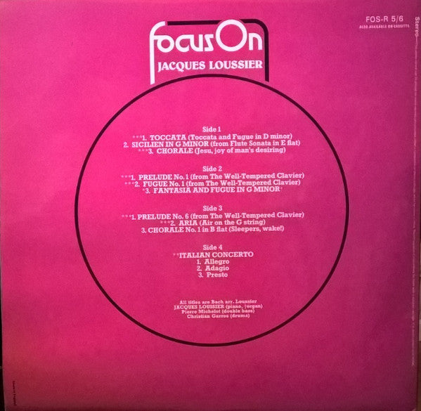 Jacques Loussier : Focus On Jacques Loussier (2xLP, Comp, Gat)
