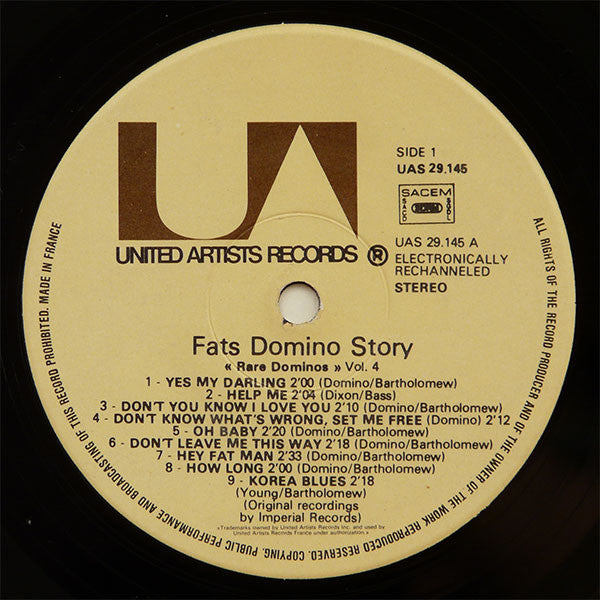 Fats Domino : Fats Domino Story Volume 4 (LP, Comp)