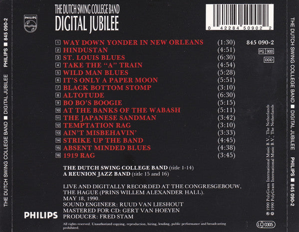 The Dutch Swing College Band : Digital Jubilee (CD, Album)
