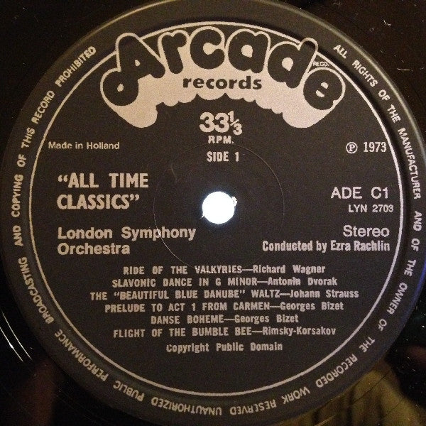 London Symphony Orchestra Conducted By Ezra Rachlin : All-Time Classics (LP)