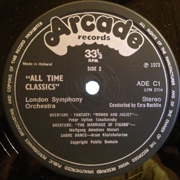 London Symphony Orchestra Conducted By Ezra Rachlin : All-Time Classics (LP)