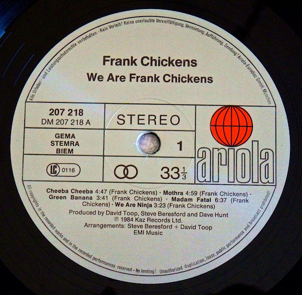 Frank Chickens : We Are Frank Chickens (LP, Album)