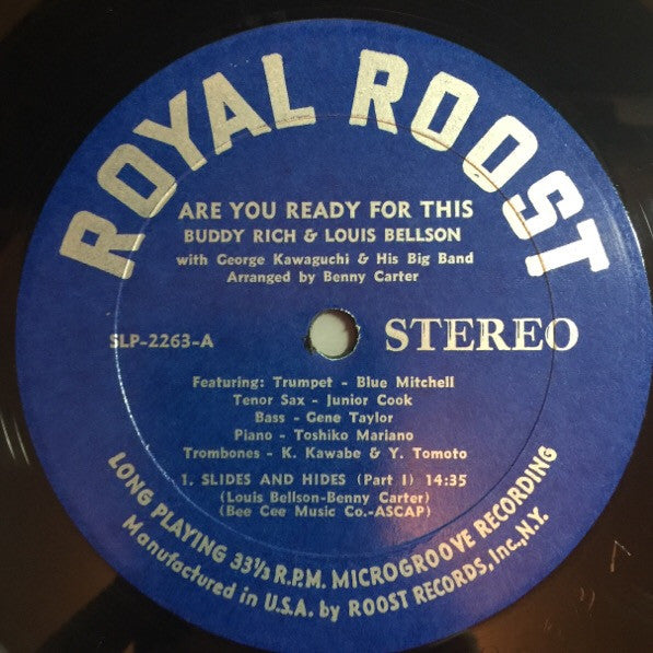 Buddy Rich, Louis Bellson : Are You Ready For This! (LP)