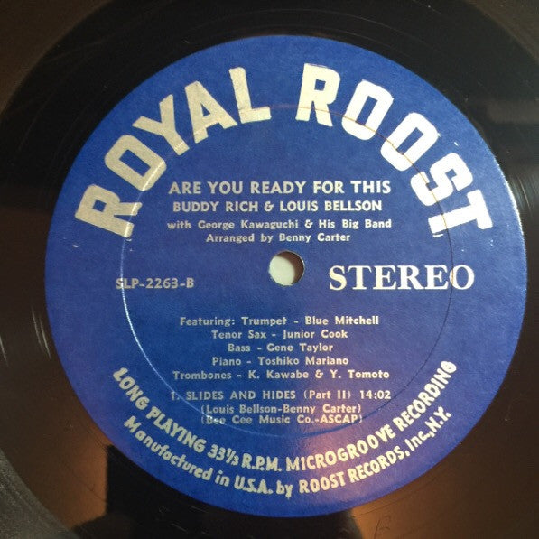 Buddy Rich, Louis Bellson : Are You Ready For This! (LP)