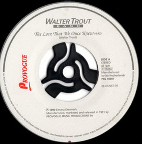 Walter Trout Band : The Love That We Once Knew (7", Single)