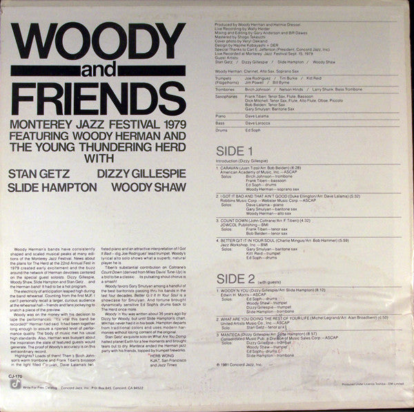 Woody Herman : Woody And Friends (LP)