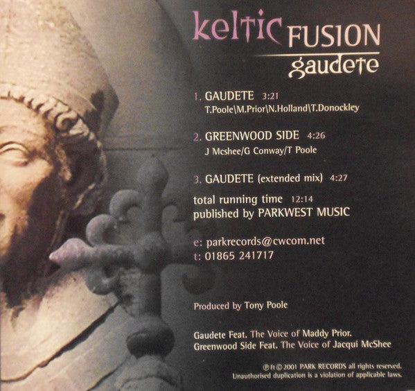Keltic Fusion : Gaudete (CD, Single)