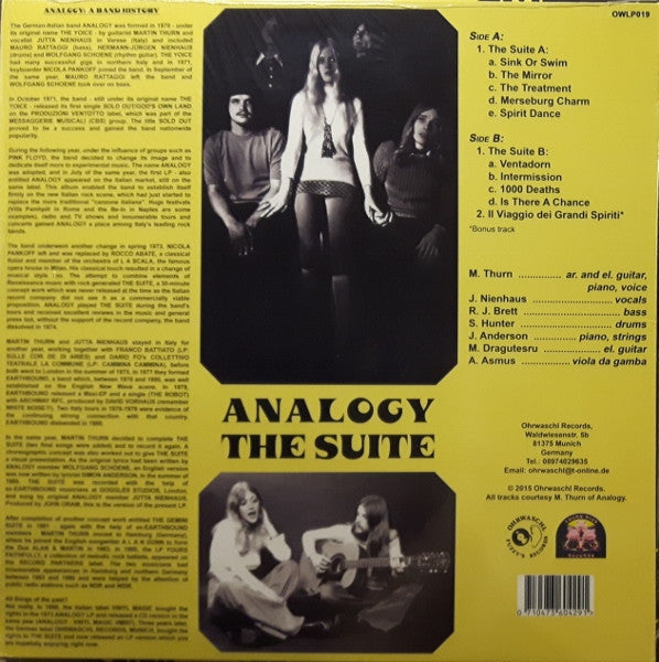 Analogy : The Suite (LP, Album, RE, Yel)