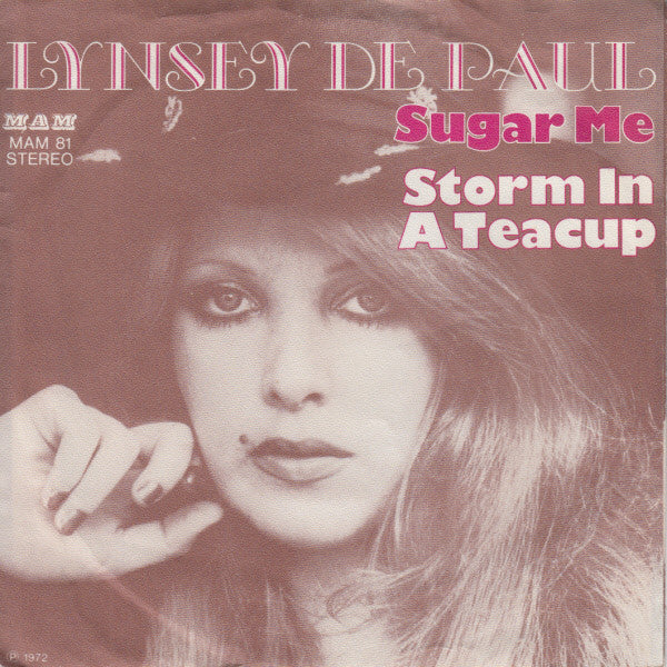 Lynsey De Paul : Sugar Me / Storm In A Teacup (7", Single)
