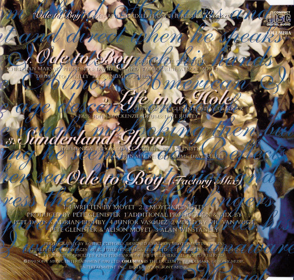 Alison Moyet : Ode To Boy (CD, Maxi)