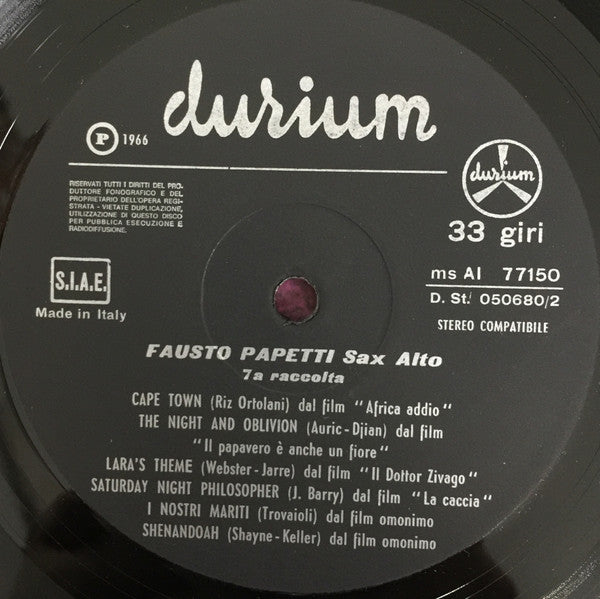 Fausto Papetti : Film Themes (LP, Album, RE)