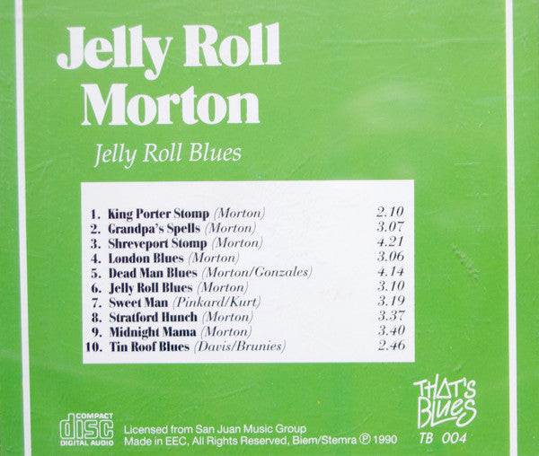 Jelly Roll Morton : Jelly Roll Blues (CD, Comp)