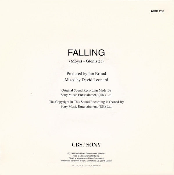 Alison Moyet : Falling (7", S/Sided, Single, Promo)