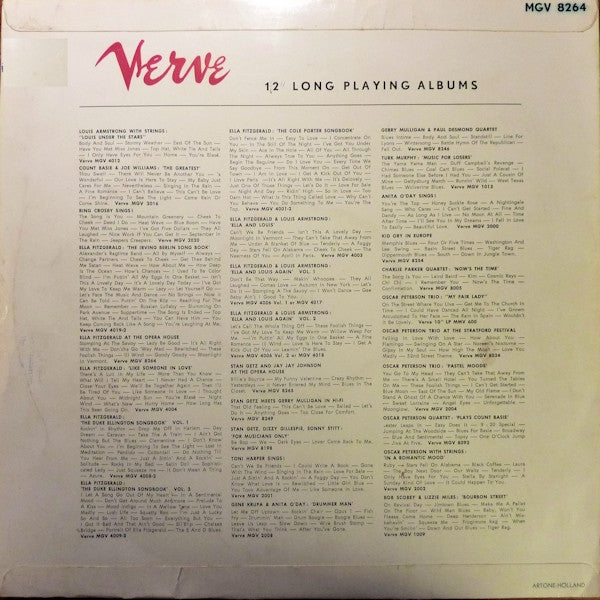 Ella Fitzgerald : Ella Fitzgerald At The Opera House (LP, Album, Mono)