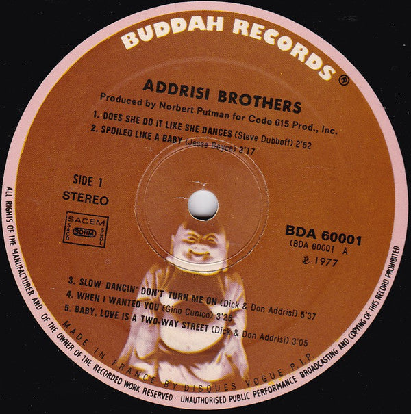 Addrisi Brothers : Addrisi Brothers (LP, Album)