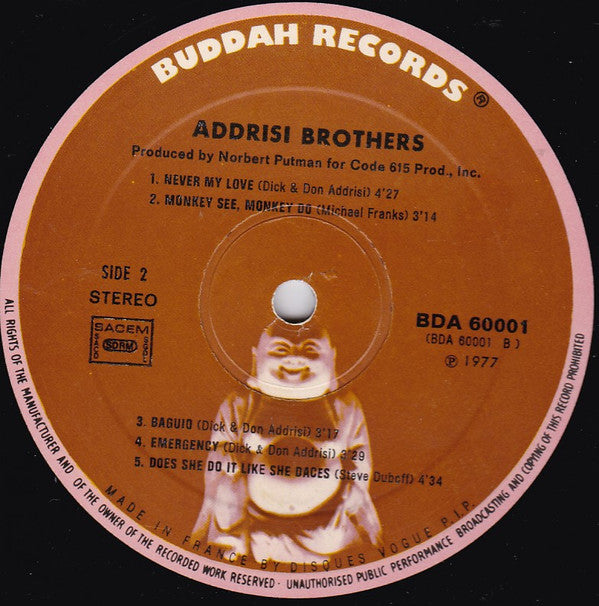 Addrisi Brothers : Addrisi Brothers (LP, Album)