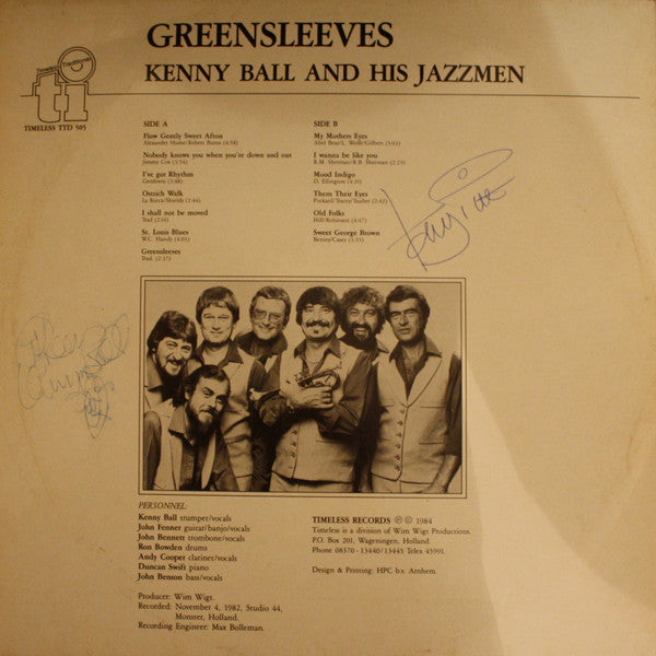 Kenny Ball And His Jazzmen : Greensleeves (LP)